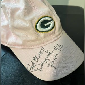 Signed packers hat